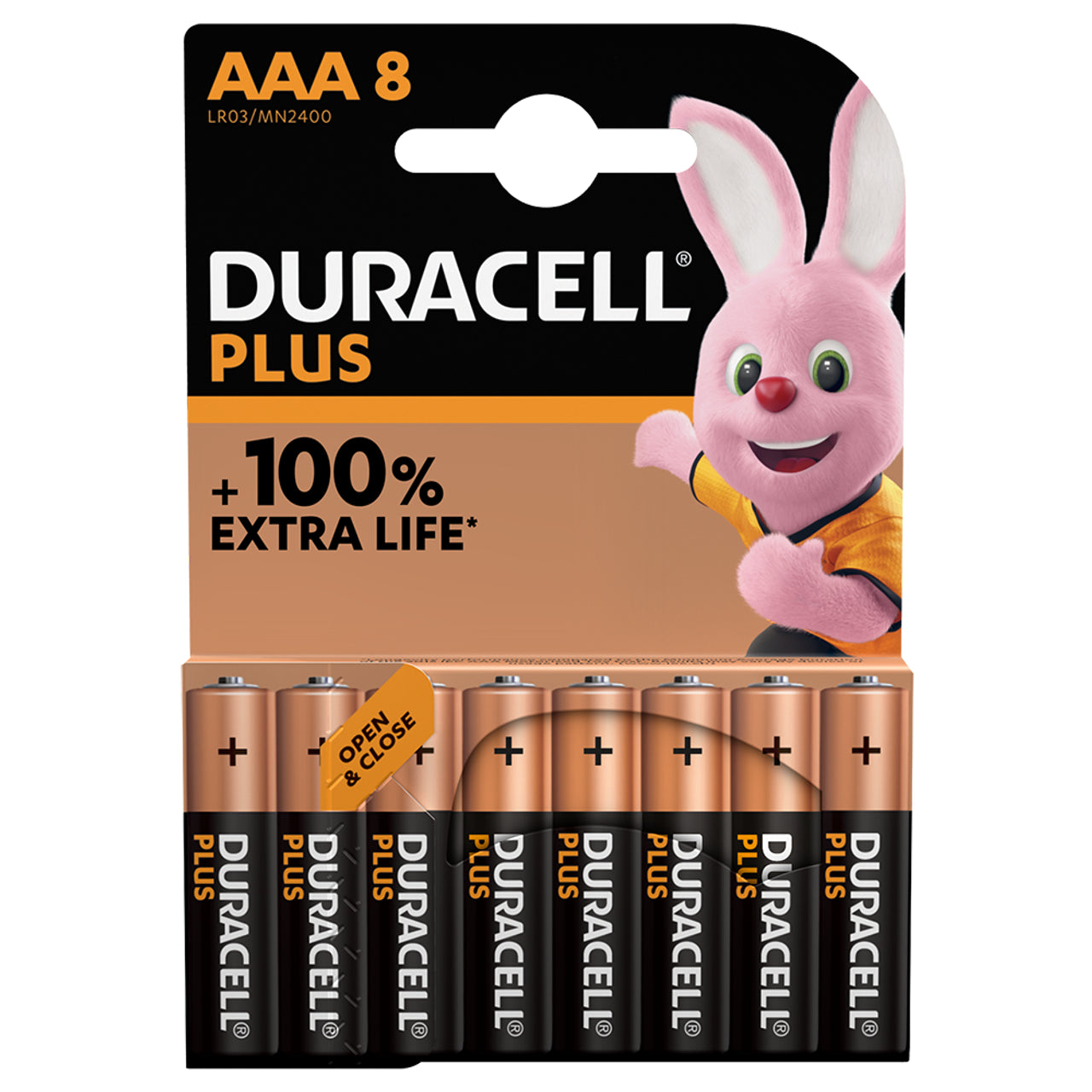 Duracell Batteries AAA 8pc