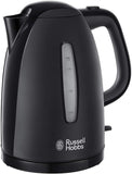 Russell Hobbs Textures Plastic Kettle 1.7 L, 3000 W - Black 21271