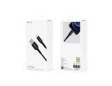 WYE USB-A to 8-Pin Fast Charging & Data Cable 3m - Black