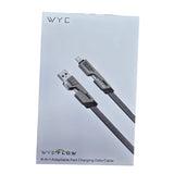 WYEFLOW 4-IN-1 AAdaptable Fast Charging & Data Cable 1.2M
