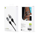 WYEFLOW 4 in 1 Aluminium Alloy Braided 60w Fast Charging Cable 2m