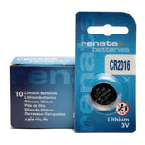 RENATA CR2016 LITHIUM BATTERIES  (1pc only)