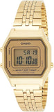 Casio ladies Digital Watch with Stainless Steel Bracelet LA680WGA-9DF