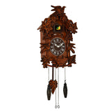 William Widdop Qtz Cuckoo Clock Bird on Top Wooden Case - Large