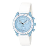 Henley Ladies Pastel Coloured Silicone Sports Watch White/Blue H06179.6