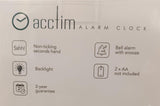 Acctim Parker Alarm Clock in Silver - 16467