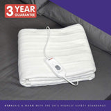 Staywarm Single Size Superior Quality Electric Underblanket with Detachable Controller (70x150cm)- F901