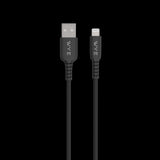WYE USB-A to 8-Pin Fast Charging & Data Cable 3m - Black