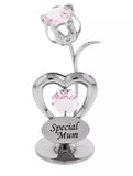 CRYSTOCRAFT CELEBRATION HEART & TULIP - 