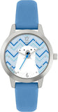 Tikkers Children Polar Bear Analogue Quartz Watch with Polyurethane Strap TKWWF010-SET