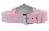 Lorus Ladies Analogue Quartz Pink Dial with Rubber Silicone Strap Watch -  RG257RX9