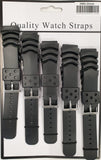 2002 Heavy Duty PU Watch Straps 5PKS 22mm