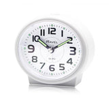 Ravel Pastille Oval Beep Quartz Alarm Clock White RC046.4