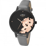 Limit Ladies Secret garden Grey Leather strap watch 6289