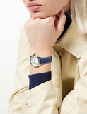 Lorus Ladies Basic Cream Dial and Blue Leather Strap Watch -  RRS55VX9 BRAND NEW BUT NEEDS BATTERY