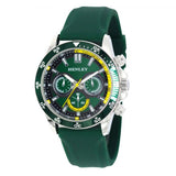 Henley Mens Sports Decorative mini eye dials Silicone Watch Green H02226.11