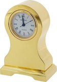 Miniature Clock Gold Table Clock Solid Brass IMP7 - CLEARANCE NEEDS RE-BATTERY