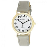 Ravel Mens Classic Strap Watch Grey R0105.43.1A