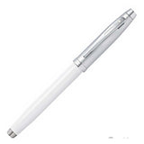Sheaffer 100 White Lacquer Rollerball Pen - Black Ink E193245130