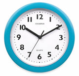 Champion Bold 9 inch Kitchen Blue Wall Clock KC515BLU