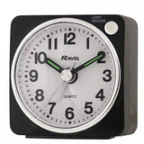 Ravel Mini Black Alarm Clock RC018.3