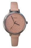Sekonda Womens Glitter Dial with Nude Leather Strap Watch 2823