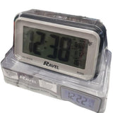 Ravel Quartz LCD Touch Alarm Clock Grey RCD002.33