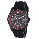 Henley Men's Multi Eye Black Dial With Black Sports Silicone Rubber Strap Watch H02208.3