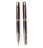 Stratton Ball Point Pen - Black/Gold Plated ST1189