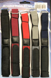 4001GVC 22MM PK5 VELCRO WATCH STRAPS ASSTD COLOURED