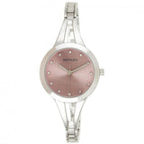Henley Womans Classic Pink Half Bangle Watch H07307