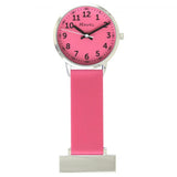 Ravel Pink Silicone Nurses Fob Watch R1107.5