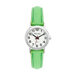 Pelex Ladies Parrot Green Leather Quartz Watch PLX-034-PG