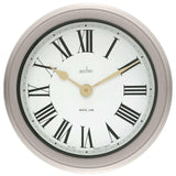 Acctim Turin Wall Clock in Mist Grey Colour 35.5cm 22807