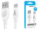 Advanced Accessories 3 Metre Type C to USB Cable- White