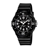 Casio Women's Analogue Resin Strap Black Watch - LRW-200H-1BVDF