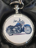 Boxx Picture Pocket watch Blue Motorbike P5061.84